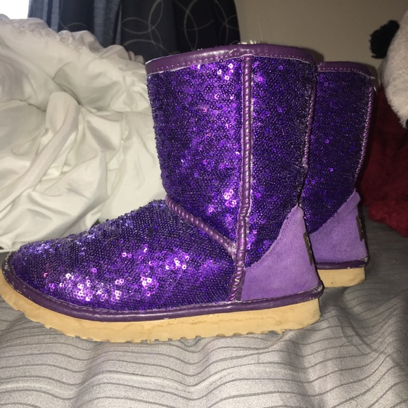 purple sequenced uggs! - Picture 1 of 4